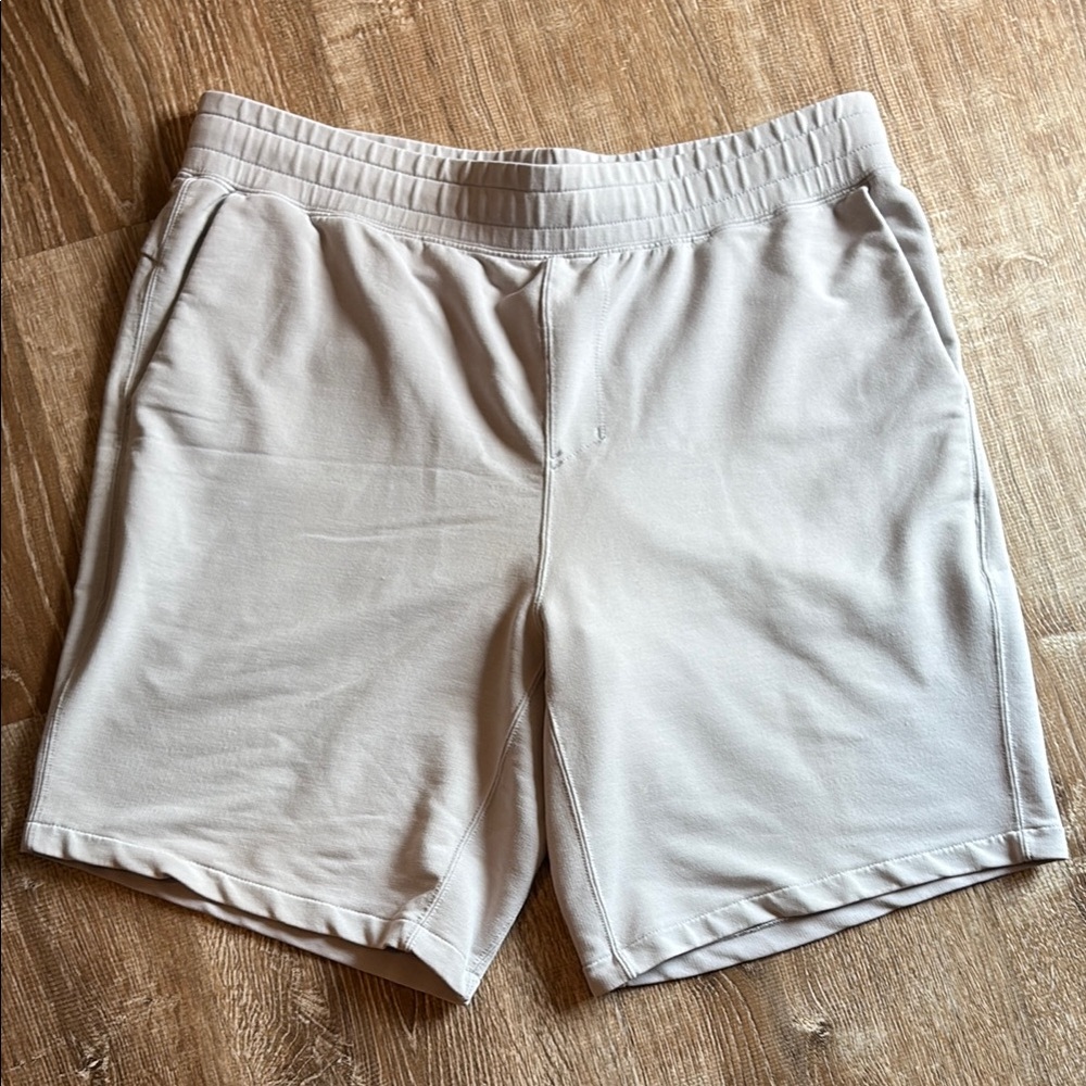 Hurley Gray Athletic Shorts with Elastic Waistband
